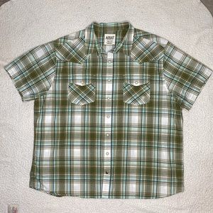 Ariat Atticus Retro Fit Pearl Snap Sandshell Shirt: Size XXL